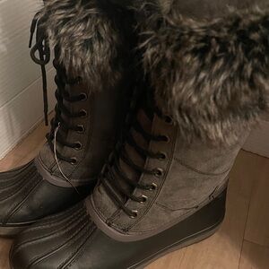 Women's Sporto Fur-Lined Winter Duck Boots